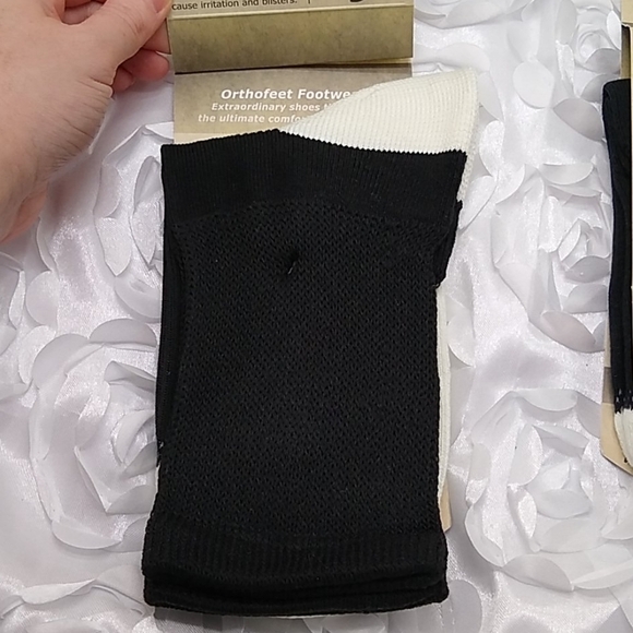 BLACK Padded Sole Diabetic Socks Sz.M - Ortho-feet Biosoft - Picture 5 of 6